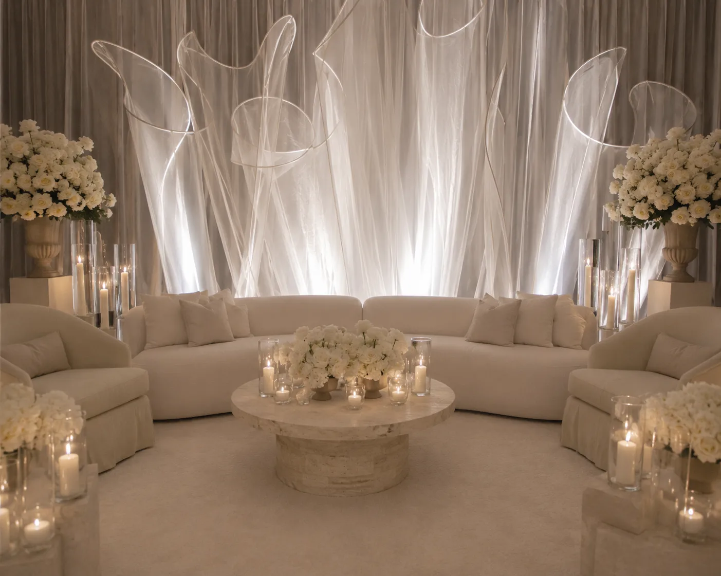Lounge & Seating - All White