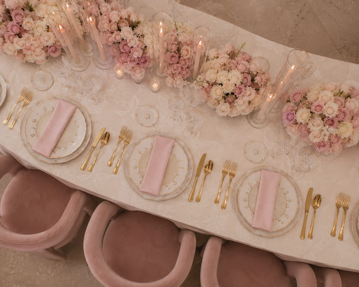 Table, Up Close - Dusty Pink