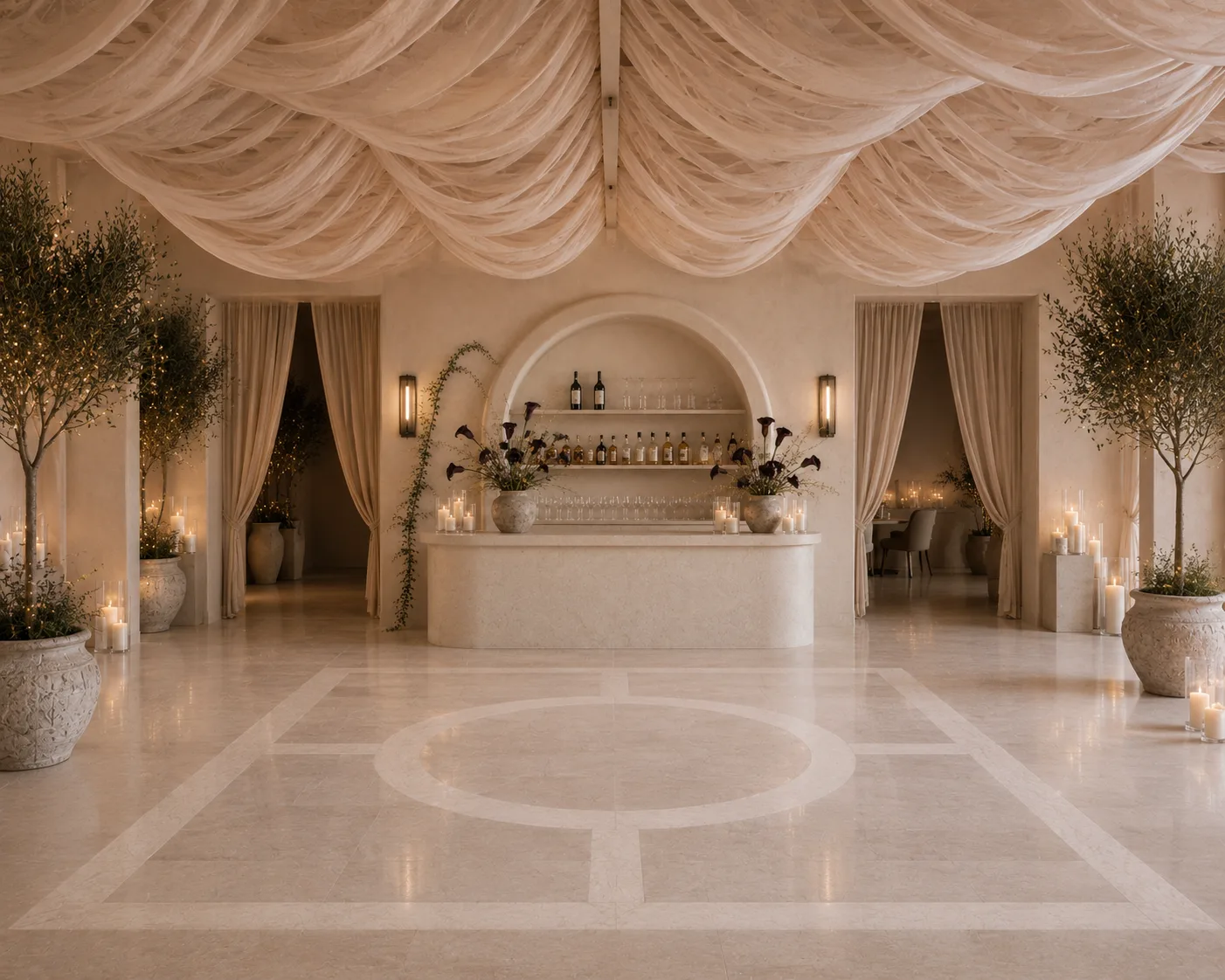 Romantic Nude luxury event design