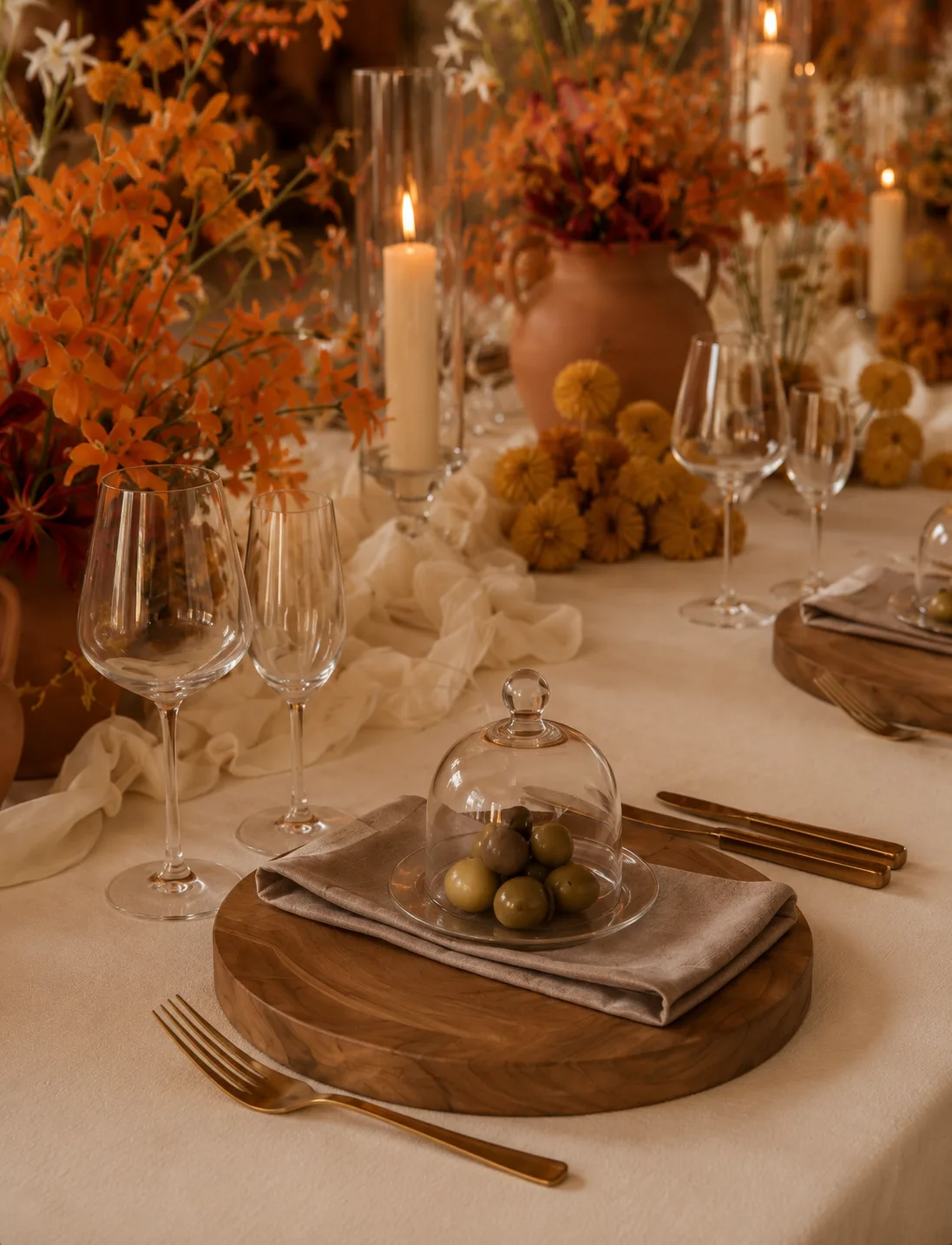 Table, Up Close - Terracotta
