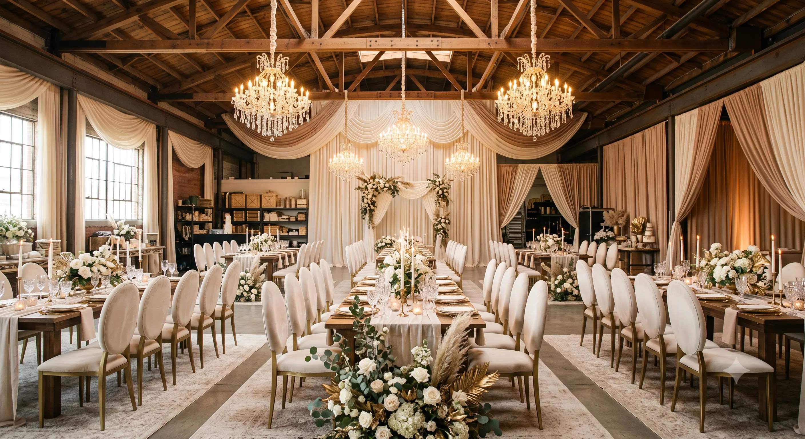 The Atelier Events production warehouse in Utah